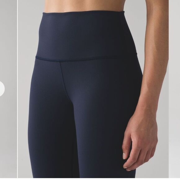 Lululemon Midnight Navy High-Rise Crop Leggings - Picture 4 of 9